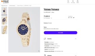 Reloj Versus Versace CLAREMONT por 71€
