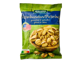 Alesto Pistachenoten Geroosterd en gezouten voor €1,99 bij de Lidl