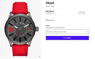 Reloj para Hombre Diesel RASP por 63€