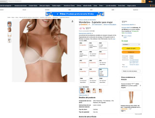 Wonderbra Sujetador para Mujer por solo 11,50€