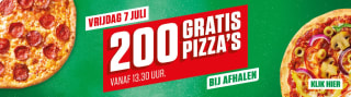 Gratis Pizza New York Pizza op 7 juli