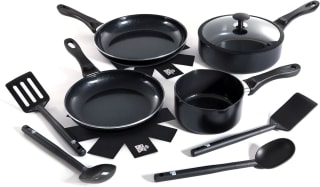 BK Vivid Pannenset 11-delig Inductie PFAS-vrij Vaatwasmachinebestendig voor €96,58 bij Amazon