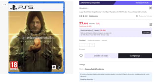 Juego PS5 Death Stranding (Director´s Cut) por 23.99€ (Cuenta Nueva 12€)