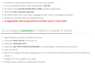 Gratis Lechonk van het type Flying-Tera in Pokémon Violet of Pokémon Scarlet bij Gamemania