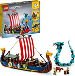 LEGO 31132 Vikingschip en de Midgaardslang voor €79 bij Amazon