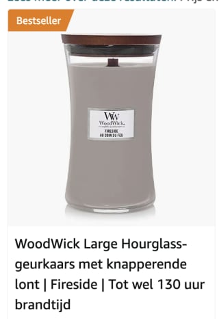 Woodwick kaarsen met korting