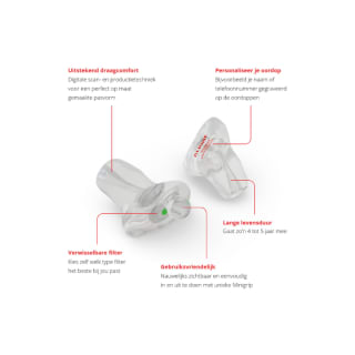 MotoSafe Custom 4D oordoppen op maat voor €109