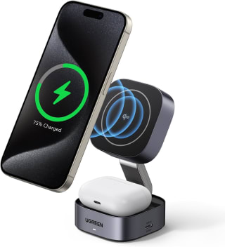 UGREEN 2-in-1 Qi2 iPhone-oplaadstation voor €40,84 bij Amazon