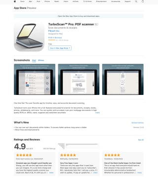 TurboScan Pro: PDF scanner Express Cleaner Kit Clean Up Water Eject (IOS) Gratis