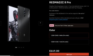 REDMAGIC 8 Pro voor €649 bij Redmagic
