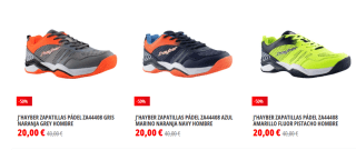J'hayber Zapatillas Pádel ZA44408 en varios colores por solo 20€
