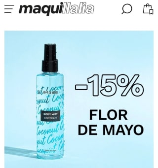 -15% de Descuento en Flor de Mayo.