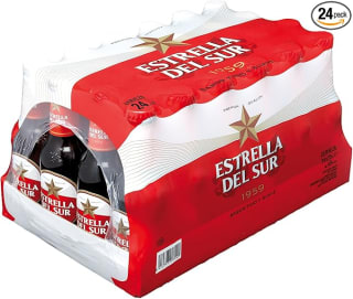 Pack 24 botellines Estrella del Sur Cerveza Refrescante Espuma persistente 25cl por 7,59€