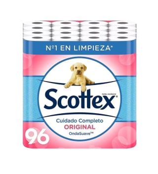 96 rollos Sottex Orginal Papel Higiénico 12 rollos x 8 paquete a solo 16,95€