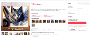 Recopilación Kit completo punto de cruz animales por 10,05€