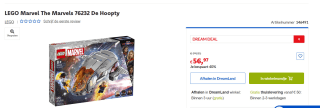 LEGO Marvel de Hoopty voor €56,97 bij Dreamland
