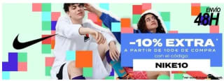 10% descuento extra en compras +100€ Nike desde Private Sport