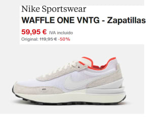 Zapatillas para Mujer Nike WAFFLE ONE VNTG por 50.96€