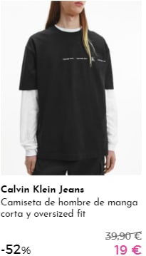 CALVIN KLEIN - Camisetas hombre por 19€