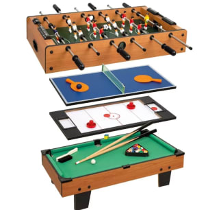 Mesa multijuegos CB Games 4 en 1 futbolín para niños a tan solo 64,32€