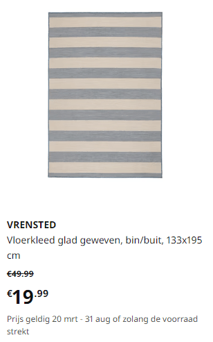 Tot 60% korting in de sale bij Ikea