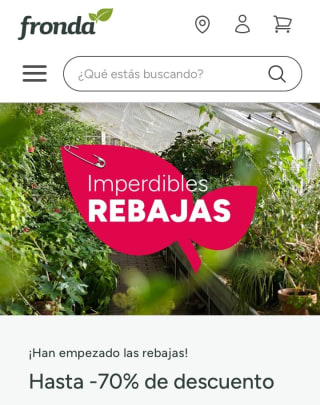 Hasta -70% de Descuento en las Rebajas de Fronda.