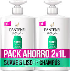 2 botes x 1 litro Pantene Champú Pelo Suave Y Liso Nutri Pro-V por 15,99€