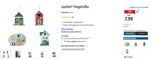Zoofari houten vogelvilla's voor €7,99 bij de Lidl