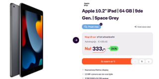 Apple iPad 2021 WiFi 64GB Zilver voor €333 bij Ibood