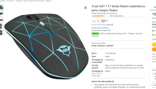 Ratón inalámbrico gaming Trust GXT 117 Strike por 10.85€
