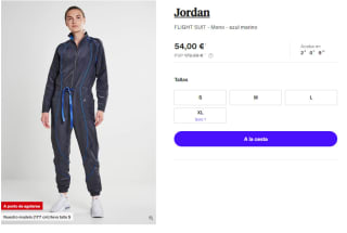 Mono para Mujer Nike Jordan FLIGHT SUIT por 54€