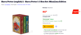 Harry Potter 1-3 Box Set: MinaLima Edition voor €81,97 bij Bol