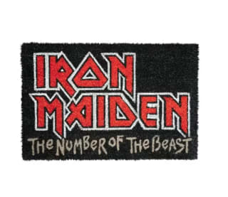 Grupo Erik Felpudo Iron Maiden Antideslizante 40x60cm Fibra de Coco Iron Maiden merchansiding Oficial por solo 15,59€