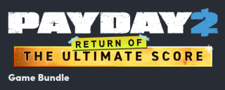 Humble bundle Payday 2 return of the ultimate score bundel vanaf €9,26