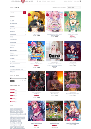 Código 5% Extra hasta 80% rebajas Juegos Anime para PC en Kagura Games