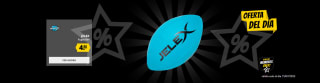 Pelota de rugby marca jelex por 4,44€ (socios)
