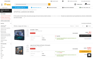 50% de descuento en juegos de mesa FNAC
