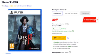 Lies of P voor€29,99 bij Bol.com
