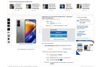 Xiaomi Poco F4 GT 5G 8/128GB 6.67" Snapdragon 8 Gen1 por 379€