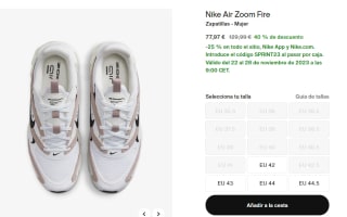 Zapatillas para Mujer Nike Air Zoom Fire por 58.48€