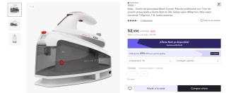 Centro de planchado Blank Canvas marca Solac por 39,74€