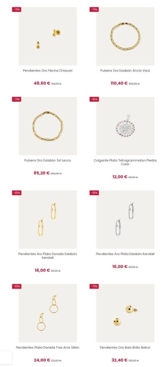Hasta un -80% de Descuento en Joyerías Aresso.
