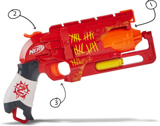 Oferta en Nerf Hammershot Zombie por $463 MXN