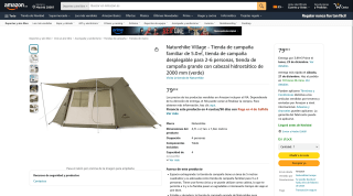 Tienda de campaña Naturehike Village por 79€