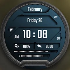 DADAM12 Digital Watch Face voor Android gratis