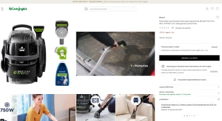 Aspirador quitamanchas para tapicerías Bissell Pet Pro Plus 37252 por solo 179€