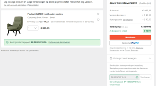 10% korting op alle nieuwe meubels van Studio Copenhagen bij Home24