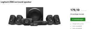 Logitech Z906 surround systeem voor €179,10 bij Twaiko