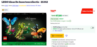 Lego Ideas De Insectencollectie (21342) voor €67,99 met Bol Select