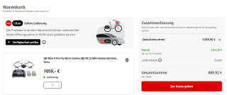 [Duitsland] DJI Mini 4 Pro Fly More Combo (DJI RC 2) drone voor €889,92 bij Mediamarkt